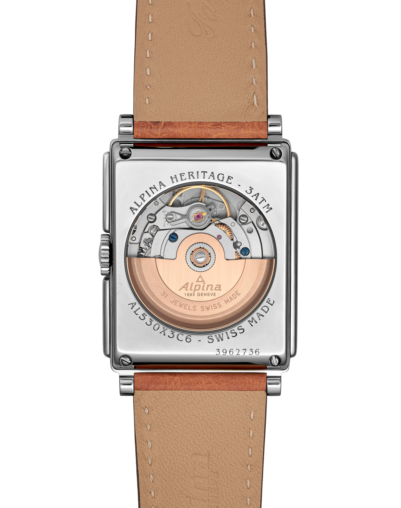 Carrée Automatic 140 Years Watch AL-530BA3C6 | Alpina Watches US